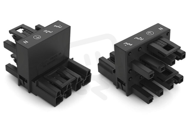 h-rozdělovač 4pól. Kód. A černá WAGO 770-945