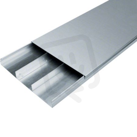 Podlahový kanál pro zalití do betonu s víkem, šířka 340mm výška 38mm 3-komorový