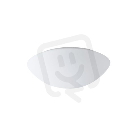 Přisazené svítidlo se skleněným stínidlem OSMONT AURA 3 13W IP43 E27 PIR bílá