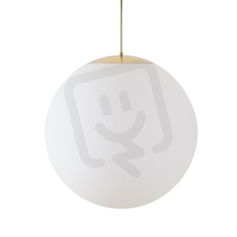 Závěsné LED svítidlo se skleněným stínidlem ADRIA P5 HP 65W IP40 DALI 3K mosaz