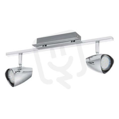 Bodové svítidlo CORBERA 2xGU10-LED chrom 5,6W IP20 EGLO 93673