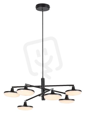 MADI LED 24W IP20 matná černá 3000K 2350lm RABALUX 72239