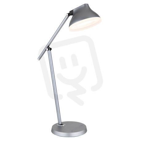 Stolní svítidlo HALVAR šedá LED 8W 230V, 44-450lm, 4000K GLOBO 58437G