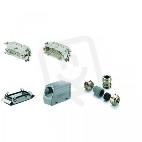 Čtverhranný zásuvný konektor HDC-KIT-HE 16.120 WEIDMÜLLER 1712520000
