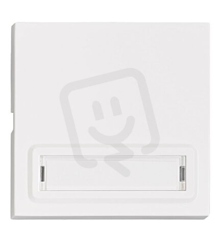 Kryt přístrojů s podsvětleným popisovým polem, bílý SCHRACK EV102311--