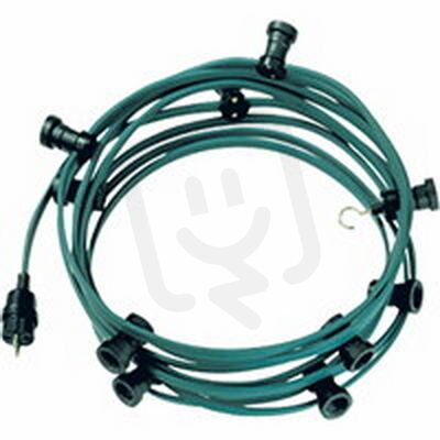 Bachman 740.005 Light chain 10m with 10 lamp holders