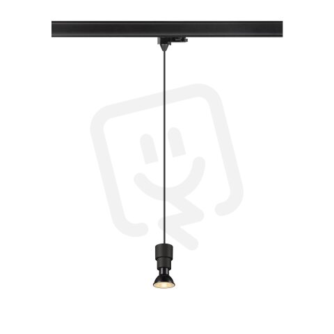 PURI 2.0 Basic, 3~ závěsné svítidlo, GU10, délka závěsu 200cm, 1x max. 6W, černá