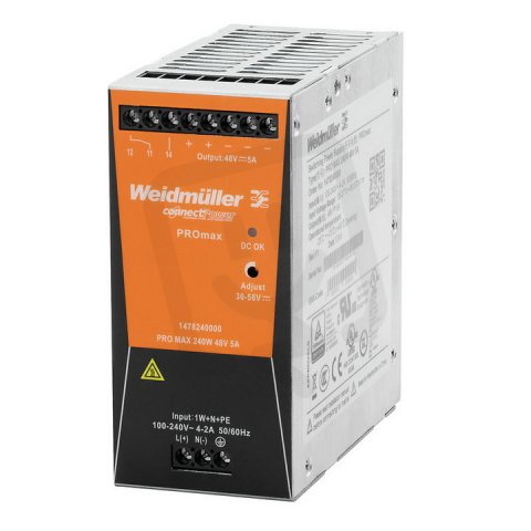 Elektrické napájení PRO MAX 240W 24V 10A WEIDMÜLLER 1478130000