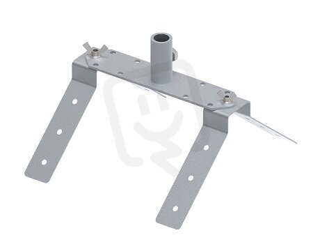 Podstavec jímací tyče pro montáž na hřeben, rozměr 190mm, Inox GROMTOR 527113