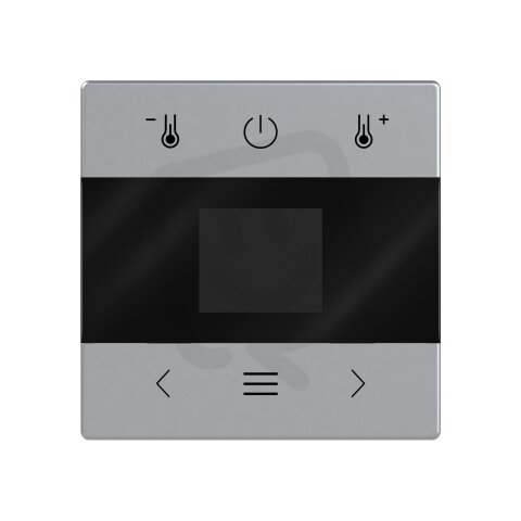 Kryt pro termostat prostorový s Bluetooth hliníková stříbrná ABB 2CKA006430A0419