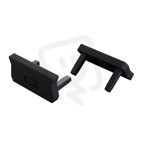 Koncovka profilu EC-PROFIL ATOM 2IN1 BLACK GREENLUX GXLP1531