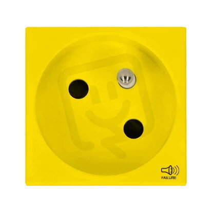 Zásuvka silová K45 (přístroj s krytem),