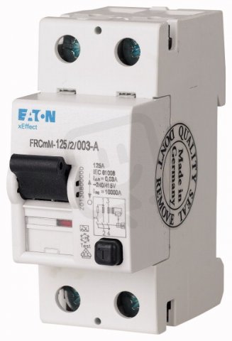 Proudový chránič 10kA FRCmM-125/2/03-G/A 2-pólový 0,3A 125A EATON 171170