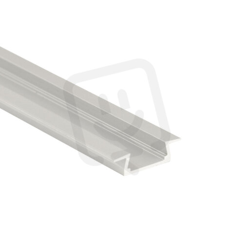 Vestavný hliníkový profil VR2, 22x7 mm, bez difuzoru, 2 m MCLED ML-761.423.74.2