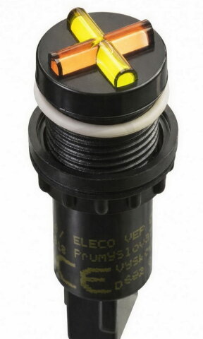 Ukazatel stavu SUS-01 O/Y 110VAC/DC 22mm oranžová/žlutá ELECO 31112705