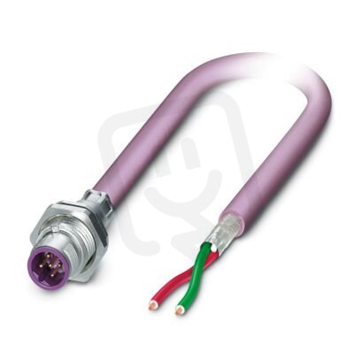 Přístrojový konektor zezadu stěny SACCBP-M12MSB-2CON-M16/5,0-910X 1239927