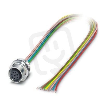 Přístrojový konektor zpředu stěny SACC-E-M12FS-8CON-M16/0,5 VAX 1239858