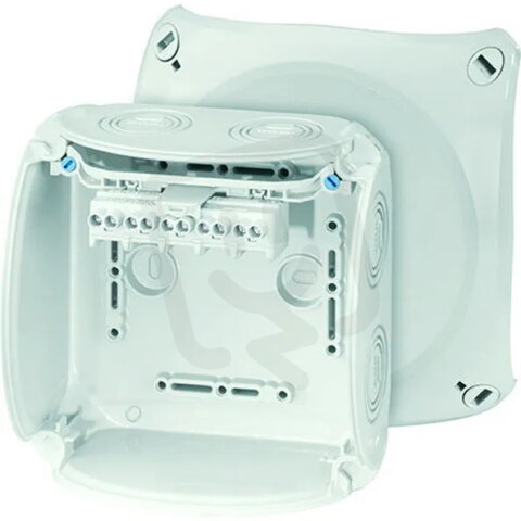 Kabelova rozvodka 1,5-4 mm2 3f, 6 mm2 1f, 5pol. svorka HENSEL KF 0604 G