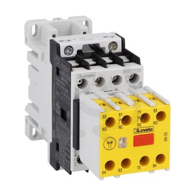 Bezpečnostní stykač 3P 9A AC3 24V DC