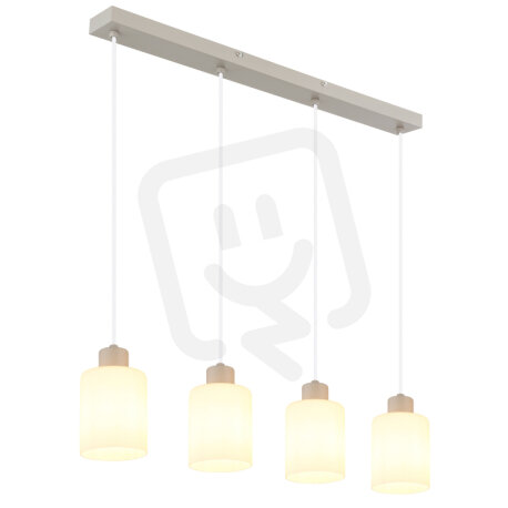 Závěsné svítidlo TRENT písková 4x E27,max. 40W 230V GLOBO 54114-4H