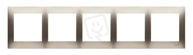 Rámeček 5-násobný Simon 54 Premium, IP20/IP44, zlatá matná, metalizované DR5/44