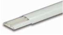 42512 -Žlab půlkulatý 75x18 mm bílý podl