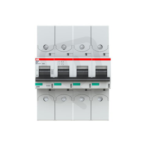 S804S-D40-R jistič 4P char. D 40A pro kabelové oko 50kA ABB 2CCS864002R0401