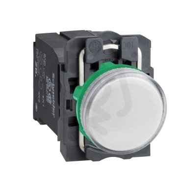 Signálka se žárovkou BA 9s, 110.....120V, bílá SCHNEIDER XB5AVCUST01