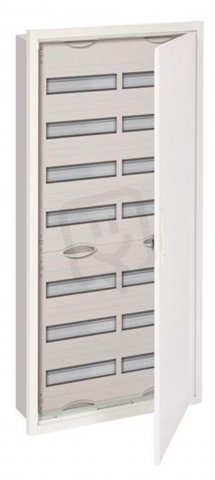 Zapuštěná rozvodnice ABB U72 -168M s dveřmi