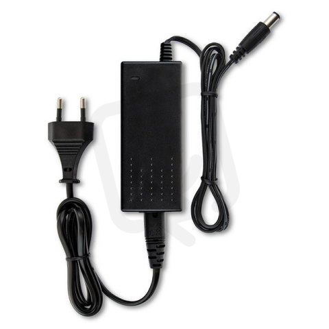 Napájecí adaptér 36W, DC24V/1,5A, IP20, černý plast, s vidlicí