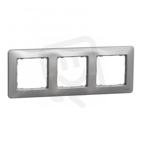 Sedna D/E Rámeček trojnásobný, Aluminium SCHNEIDER SDD313803