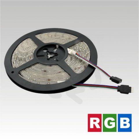 LED pásek 12V   60LED/m SMD3528 RGB 4.8W