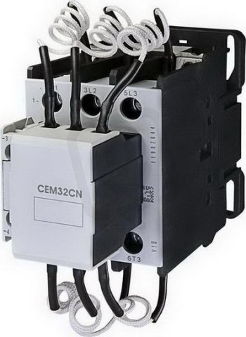 Kompenzační stykač CEM32CN. 10-230V-50Hz 1xNO 25kVAr(400VAC)230VAC ETI 004646130
