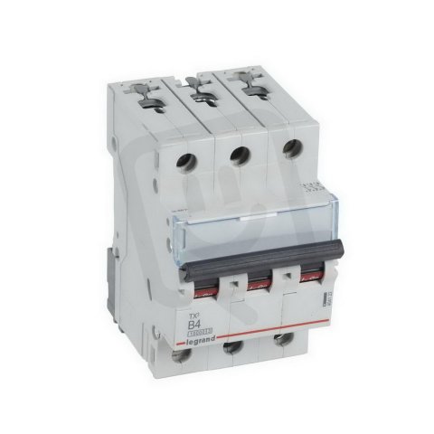 TX3 JISTIČ, 3 PÓLOVÝ, CHAR. B, 4A 10000A LEGRAND 404122