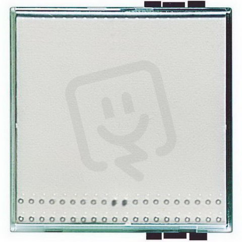 BTICINO LIVINGLIGHT VÝMĚNNÁ KRYTKA KRISTALL 2MODULOVÝ N4932/2