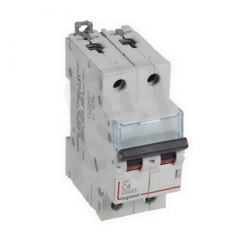 DX3 JISTIČ, 2 PÓLOVÝ, CHAR. C,4A 10000A/16KA LEGRAND 409198