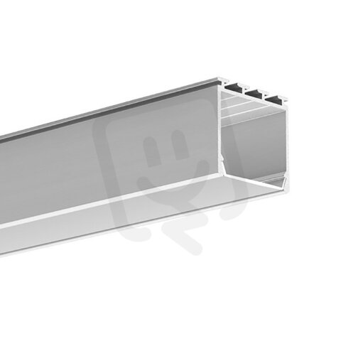 LED hliníkový profil KLUŚ LIPOD stříbrná 2m /B5554_2m/ ALUMIA A05554A_2