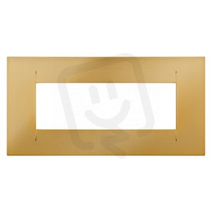 CHORUS Rámeček krycí, z metalického technopolymeru, zlatá GEWISS GW16406MO