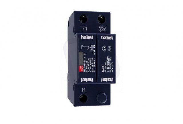 Svodič rázového přepětí HSA-440/1+1 SPD typ 2+3 HAKEL 24570