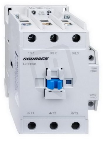 Stykač 3pólový CUBICO Maxi, 40kW, 100A, 1Z+1R, 24VAC SCHRACK LZDH99B0--