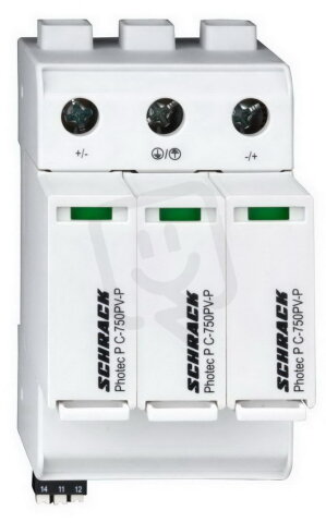 Svodič přepětí pro FV T2 (C) 1500VDC, In 20kA+pk SCHRACK IS01121501