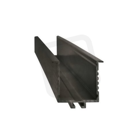 VISION TRIM PROFILO 2000 mm BK