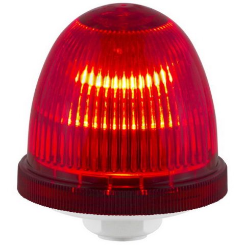 Modul optický OVOLUX FLASHING 24/240V, AC, IP66, 1/2'' NPT, červená, blikající