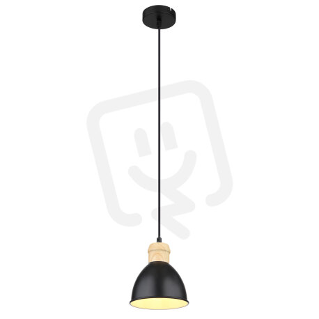 Závěsné svítidlo WIHO černá 1xE27, max. 40W 230V GLOBO 54018HS