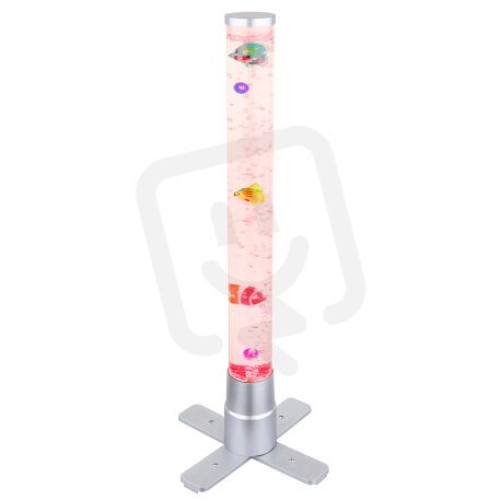 Stojací lampa MENDOZA stříbro 9xRGB LED 0.06W 230V, 4lm GLOBO 9017