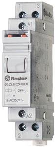 Impulzní spínač, 2Z/2R/1Z_1R/16A, 24V AC FINDER 20.24.8.024.4000