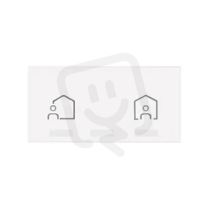Kryt iO Master spínač - Ahoj/Na shledanou :3067 bílý mat 10002036-230