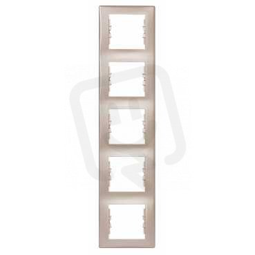 Sedna Rámeček pětinásobný vertikální, Titan SCHNEIDER SDN5801568