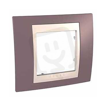 Unica Plus Krycí rámeček jednonásobný, Mauve/Marfil SCHNEIDER MGU6.002.576
