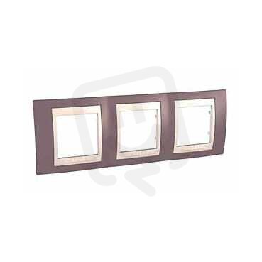 Schneider MGU6.006.576 Krycí rámeček Plus trojnásobný,Mauve/marfil